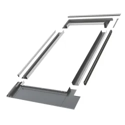 Kołnierz uszczelniający do zespoleń KZV-1-F pojedynczego okna 134x98cm firmy Fakro kolor szarobrązowy